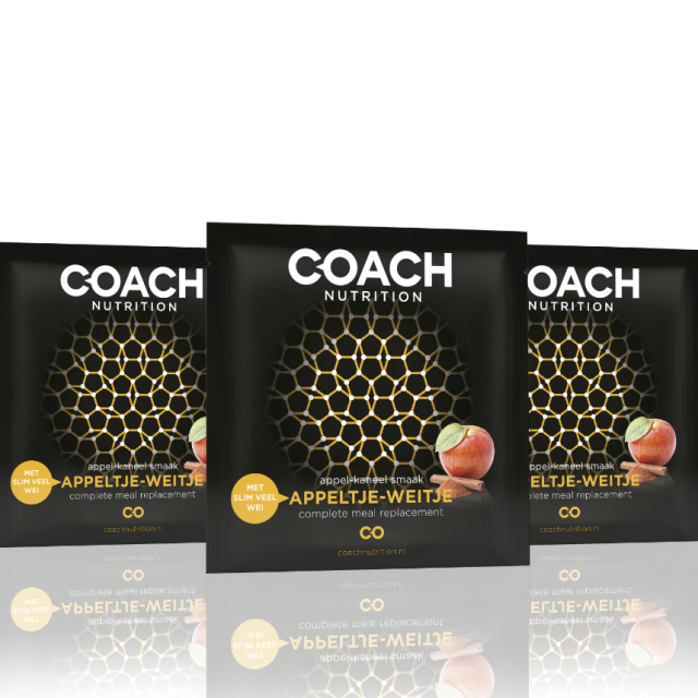 Coach Nutrition Shake zakjes Appeltje weitje shake